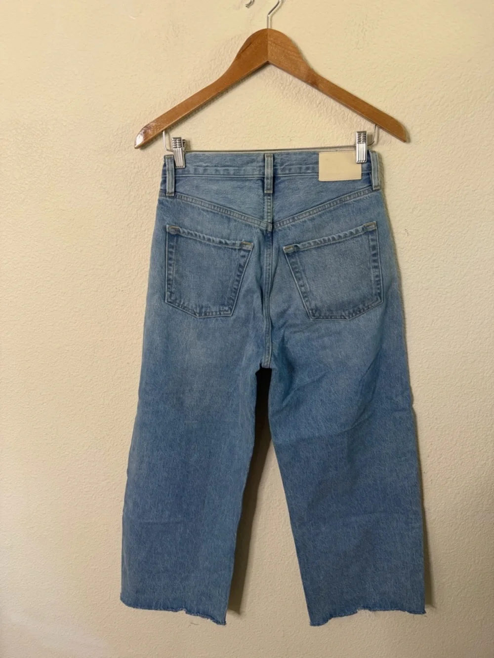 NEW CITIZENS OF HUMANITY Raw-Hem Ayla Cropped Jeans Doheny Womens Size 24